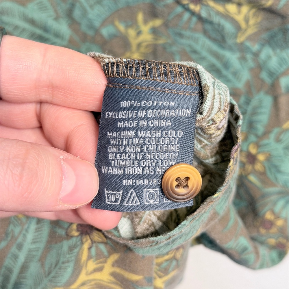 *SOLD* Vintage 90s Earthbound Trading Co 100% Cotton Button Down Shirt - M’s M - Picture 5 of 5
